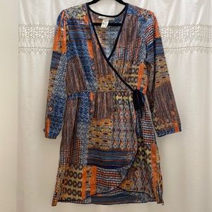 America Rag faux wrap dress